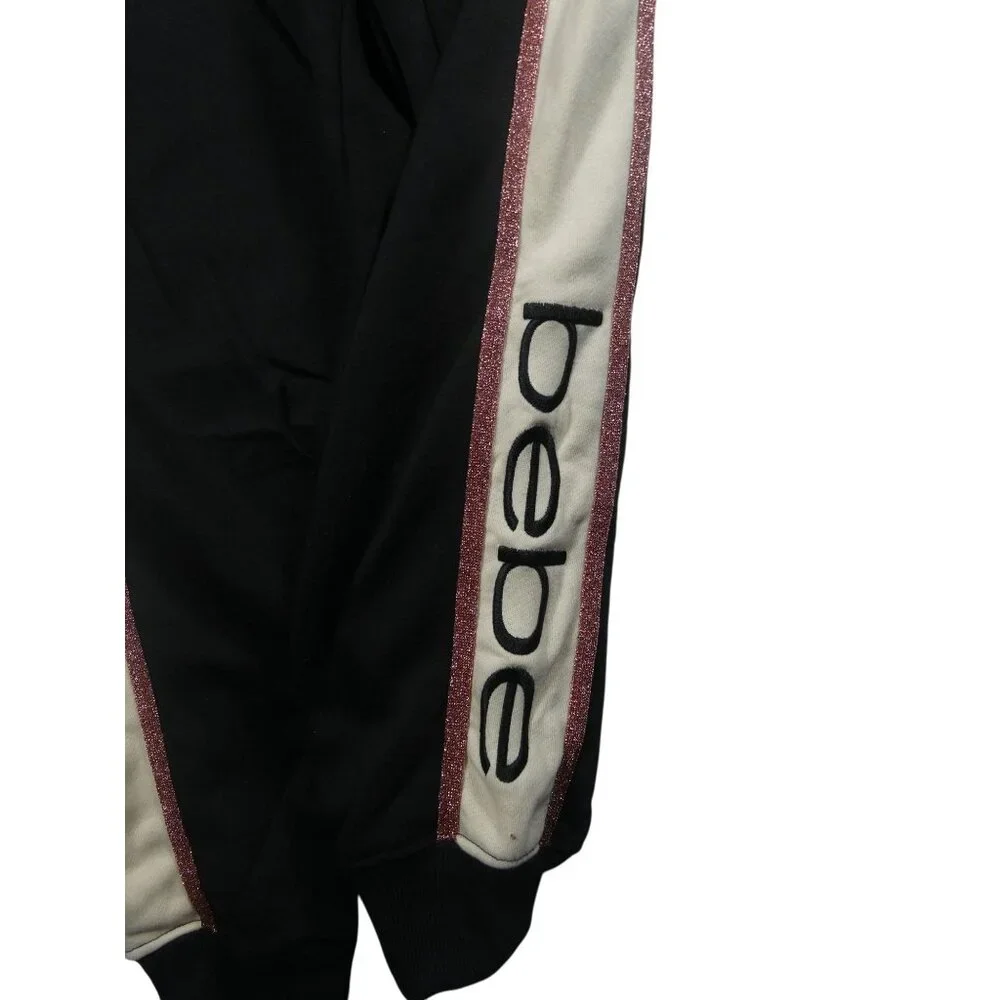 Bebe Sport Color Pop Jogger Black Women's Size 1X - Picture 2 of 13